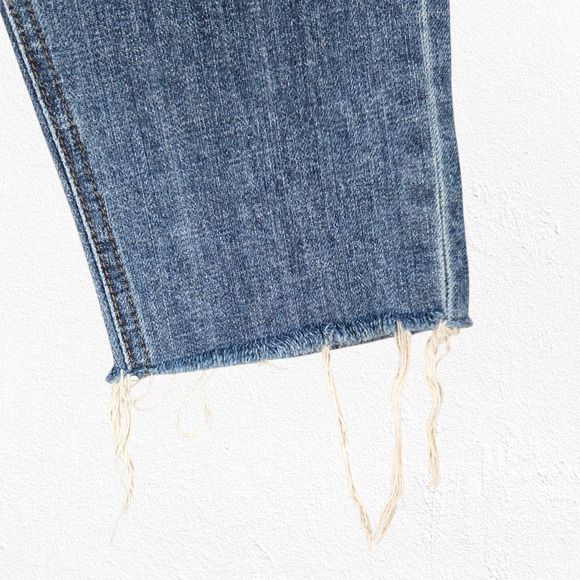 Joes Jeans Medium Wash Distressed Boyfriend Billie Ankle Straight Jeans Size 27 - Picture 6 of 12